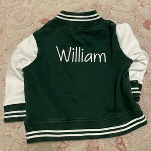 Baylor jacket with monogram “William”
